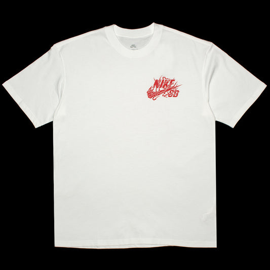 Nike SB | Max90 Dragon T-Shirt Style # FQ3719-101 Color : White / University Red
