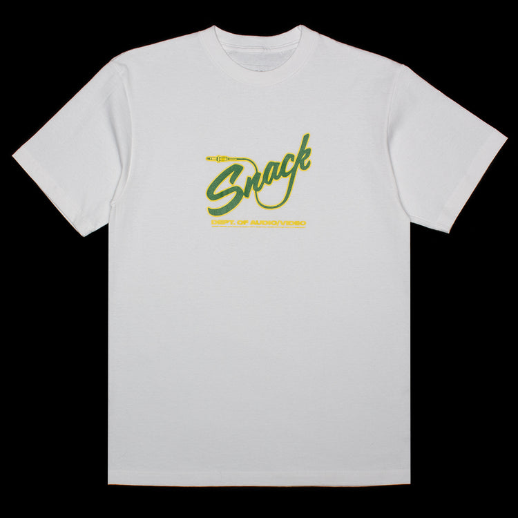 Snack - Mic Check T-Shirt
Color : White