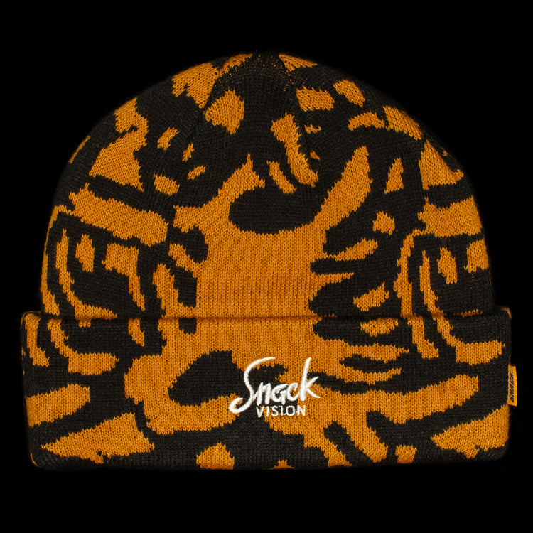 Snack | Visionz Beanie
Color : Orange / Black