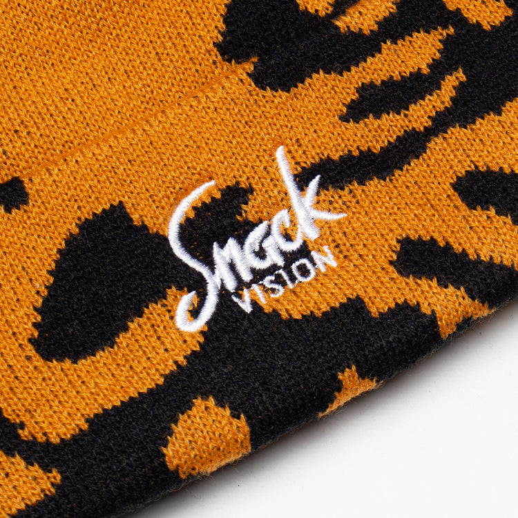 Snack | Visionz Beanie
Color : Orange / Black