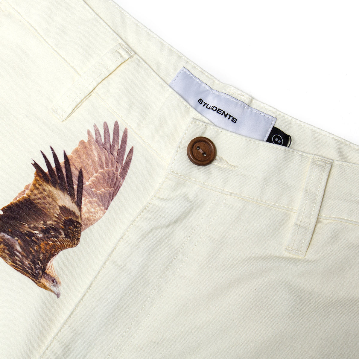 Students - Daybreak Pants
Color : Nude
Materials : 100% Cotton Twill
Water-based screen printed graphics
Two front slant pockets
Two back patch pockets
Baggy fit
Woven label