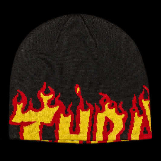Thrasher - Flame Skully Beanie
Color : Black
Materials : 100% Acrylic
