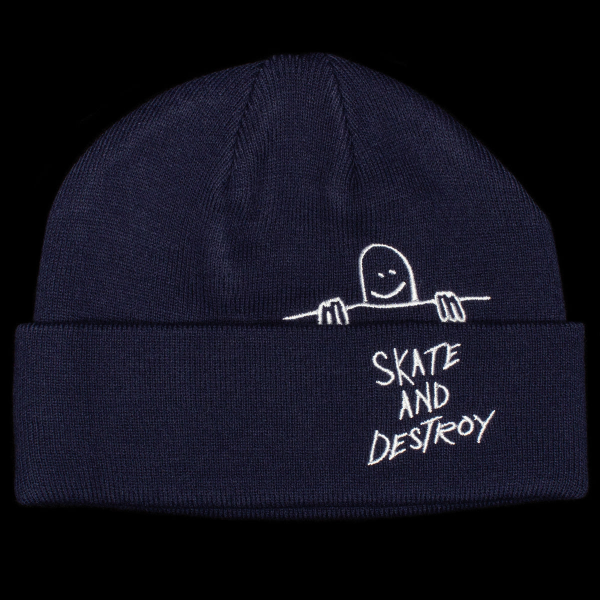 Thrasher - Gonz Sad Fold Beanie
Color : Navy
Materials : 100% Acrylic