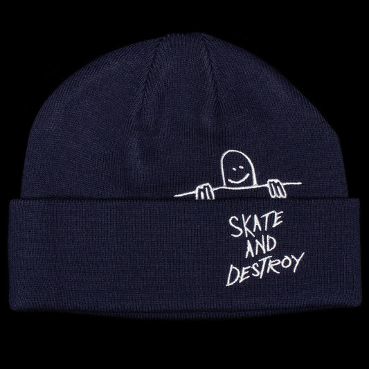 Thrasher - Gonz Sad Fold Beanie
Color : Navy
Materials : 100% Acrylic