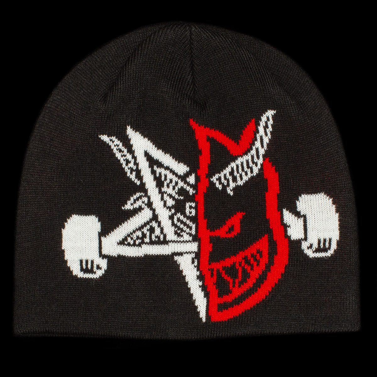 Thrasher - Thrash &amp; Burn x Spitfire Skully Beanie
Color : Black
Materials : 100% Acrylic