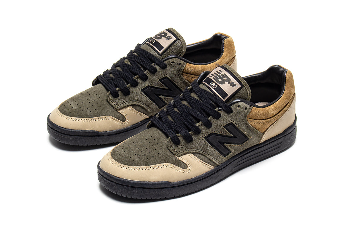 New Balance Numeric | 480 x 8FIVE2
Style # NM480EFT
Color : Olive / Tan