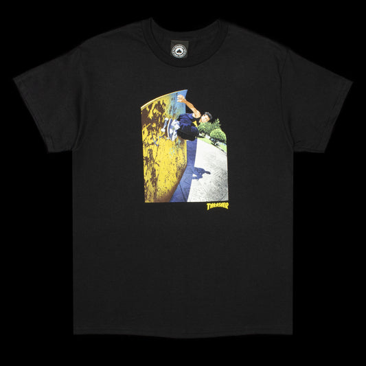 Thrasher | Mic-E Wallride T-Shirt Color : Black