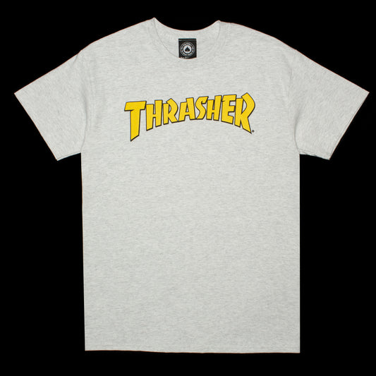 Thrasher | Cover Logo T-Shirt Color : Ash Grey
