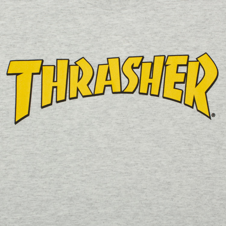 Thrasher | Cover Logo T-Shirt Color : Ash Grey