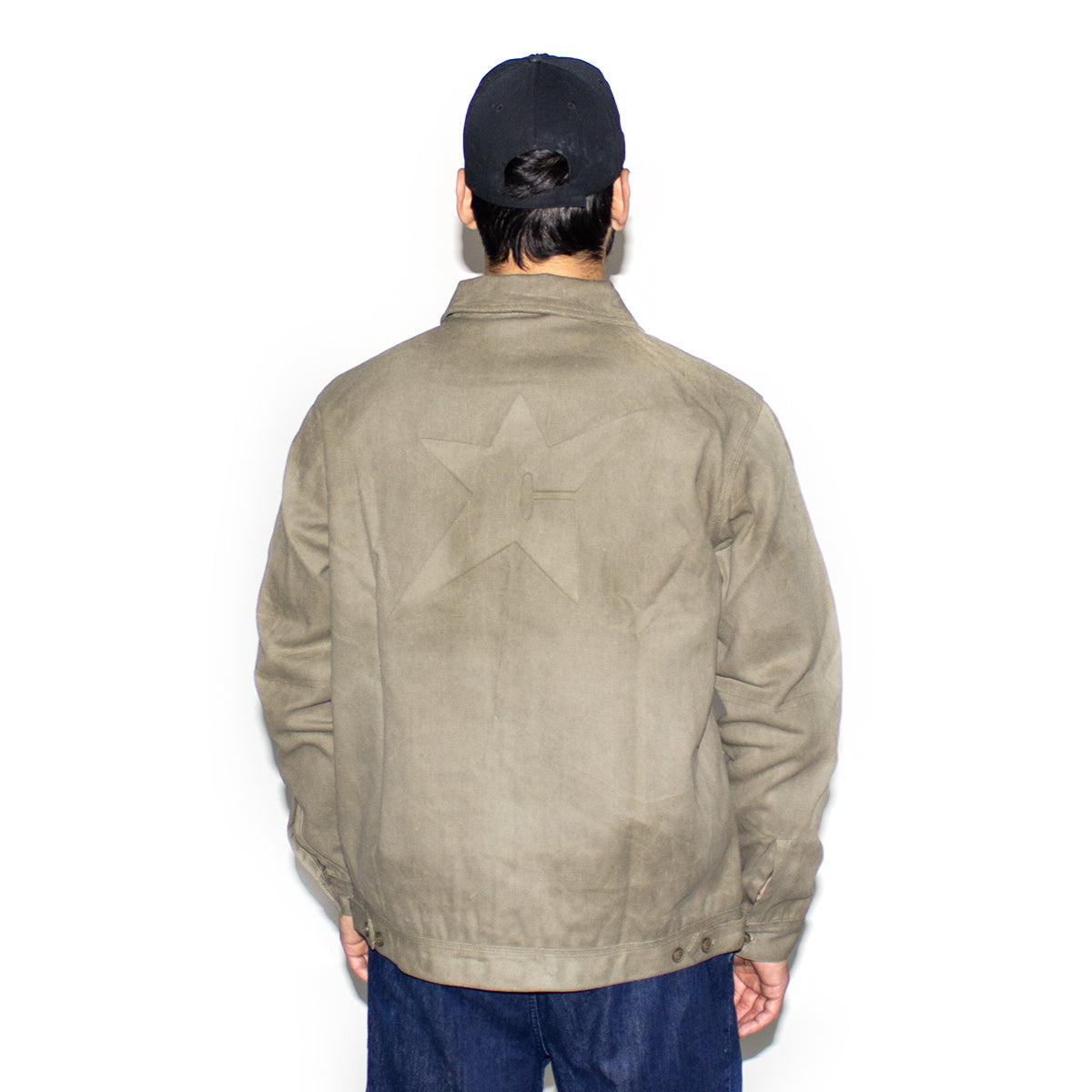 Carpet Company | Embossed Work Jacket Color : Dusty Brown