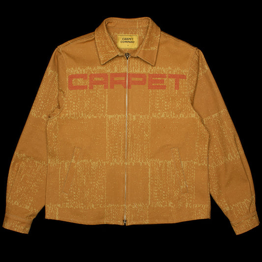 Carpet Company | Checker Zip-Up Jacket Color : Orange