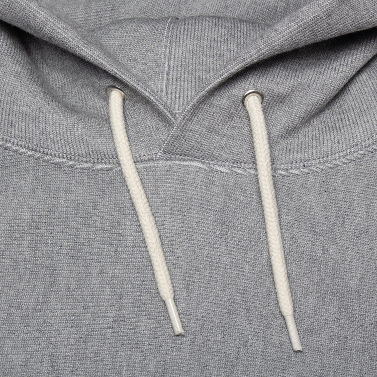 Nanamica - Hooded Sweatshirt
Style # S26SH009U
Color : Heather Gray