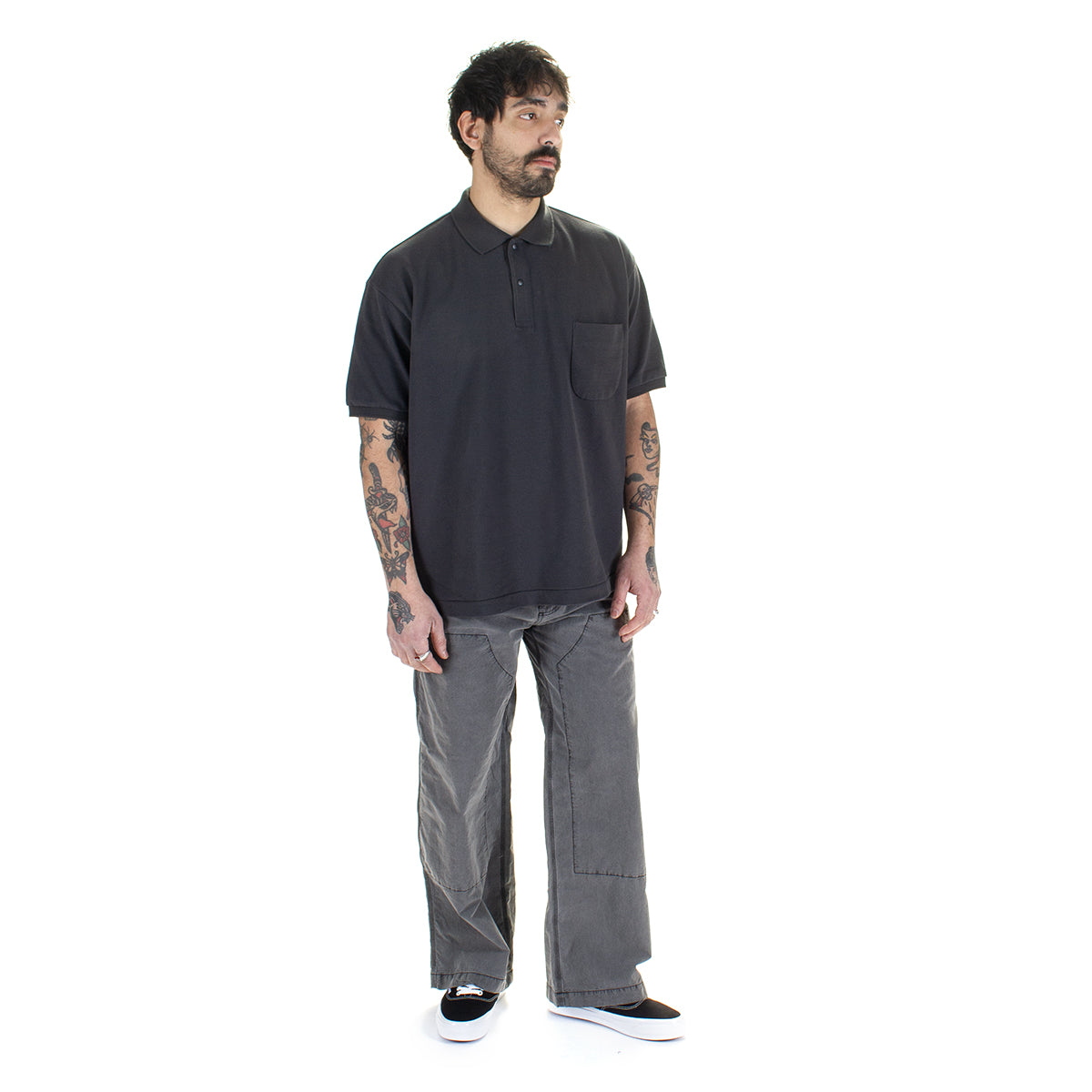 Nanamica - S/S Polo Shirt
Style # S26SH089U
Color : Charcoal
