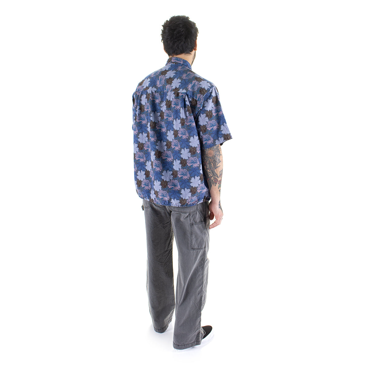 Nanamica - Nanaloha S/S Shirt
Style # S26SG065U
Color : Navy