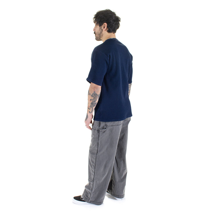 Nanamica - Henry Neck Thermal Sweat T-Shirt
Style # S25SH104U
Color : Navy