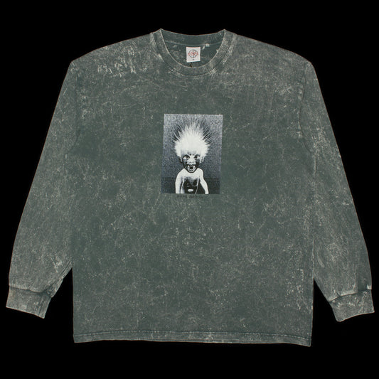Polar | Demon Child L/S T-Shirt Color : Acid Grey