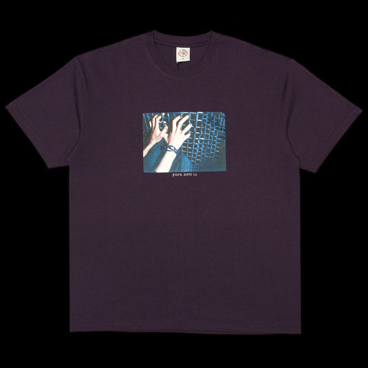 Polar | Caged Hands T-Shirt Color : Dark Violet