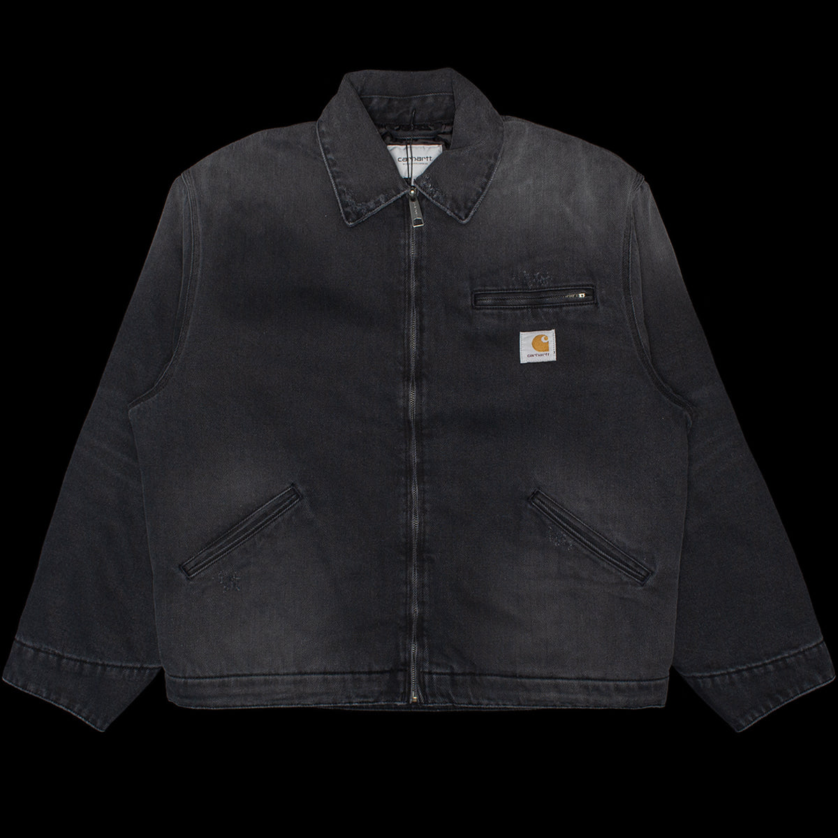 Carhartt WIP - OG Detroit Jacket (Spring)
Style # I036259-89B7
Color : Black (Grind Wash)