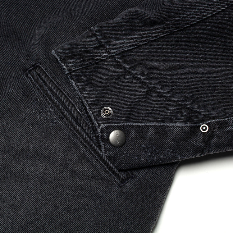 Carhartt WIP - OG Detroit Jacket (Spring)
Style # I036259-89B7
Color : Black (Grind Wash)