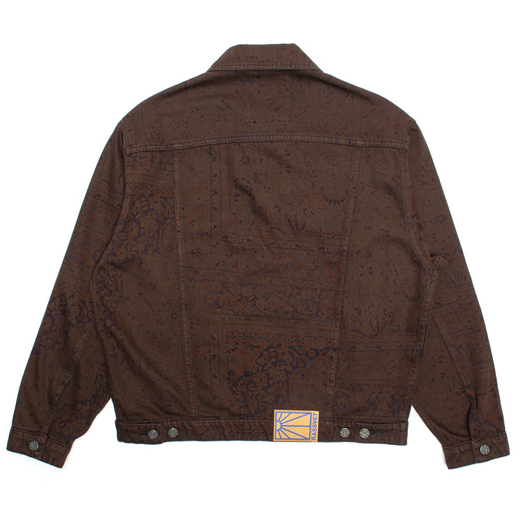 Rassvet - Sun Dyed Allover Printed Denim Jacket
Color : Multi