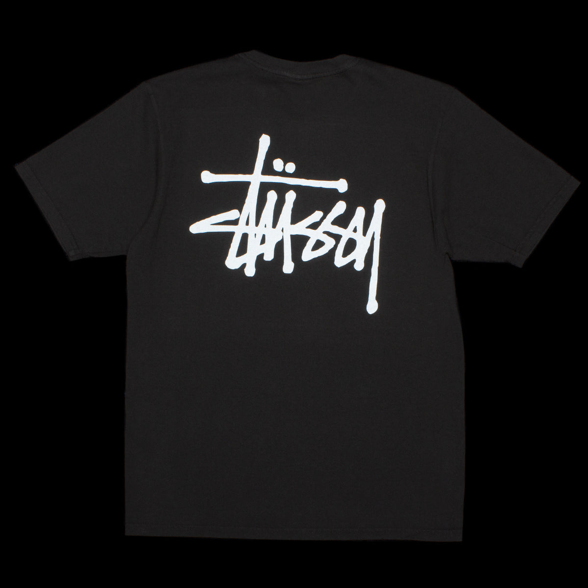 Basic Stussy Pigment Dyed T-Shirt Style # 1904879 Color : Black