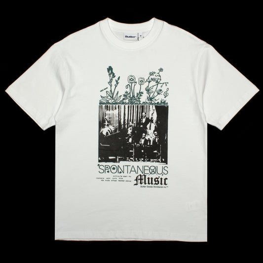 Butter Goods | Spontaneous Music T-Shirt Color : White