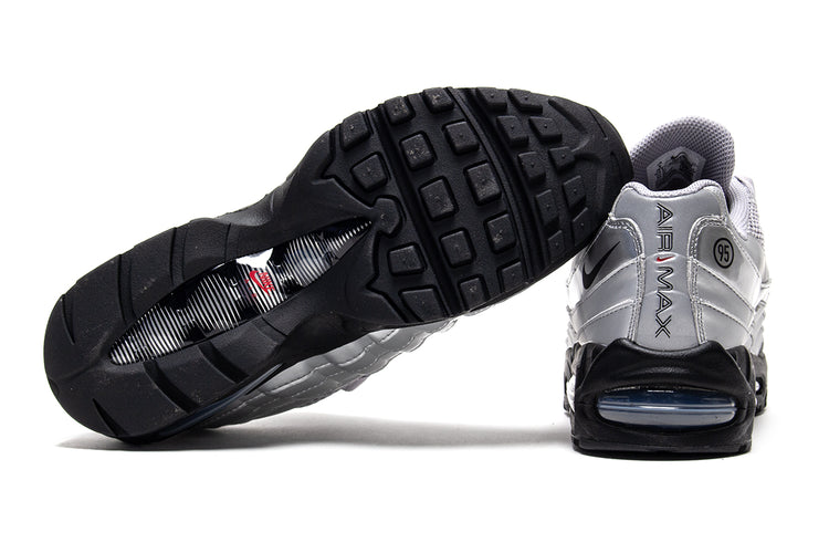 Nike - Air Max 95 Big Bubble
Style # IB6830-002
Color : Metallic Silver / Black