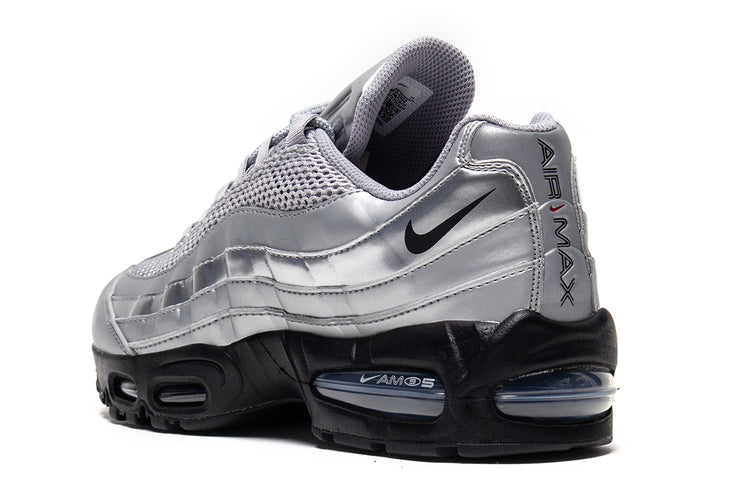 Nike - Air Max 95 Big Bubble
Style # IB6830-002
Color : Metallic Silver / Black