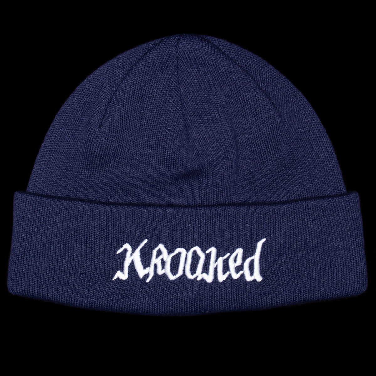 Krooked - &nbsp;Double OK Script Beanie
Color : Navy