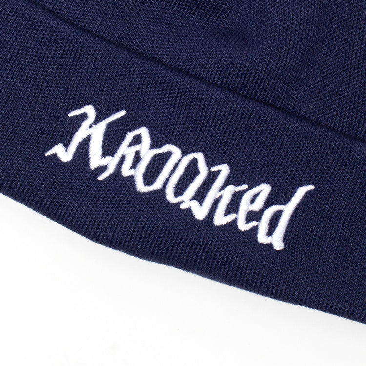 Krooked - &nbsp;Double OK Script Beanie
Color : Navy