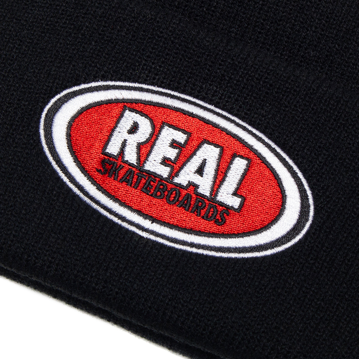 Real - Oval Cuff Beanie
Color : Black