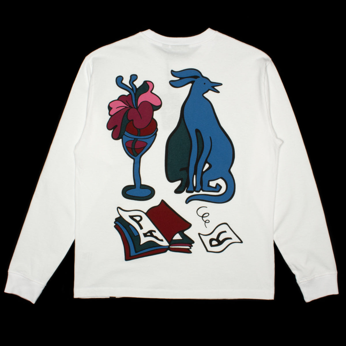 by Parra | Wine &amp; Books L/S T-Shirt