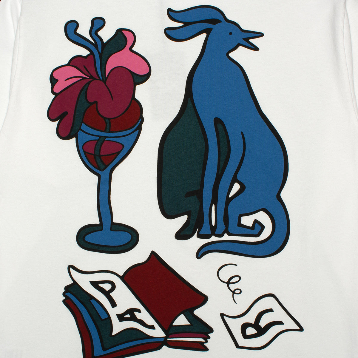 by Parra | Wine &amp; Books L/S T-Shirt