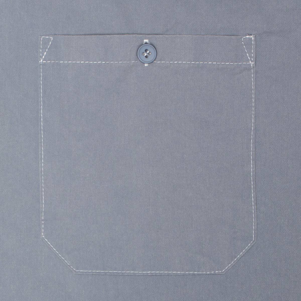 Butter Goods - Contrast Stitch S/S Shirt
Color : Blue Grey