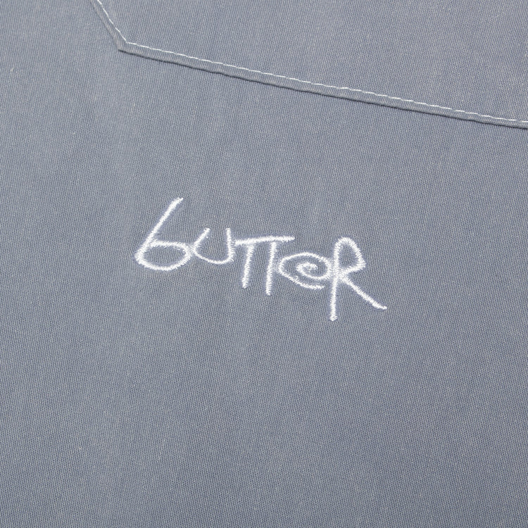 Butter Goods - Contrast Stitch S/S Shirt
Color : Blue Grey