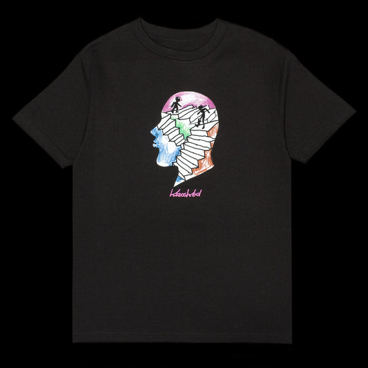 Krooked - Stairs T-Shirt
Color : Black / Multi