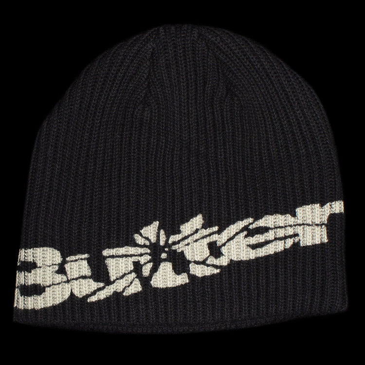 Butter Goods - Smashed Logo Knit Skully Beanie
Color : Black