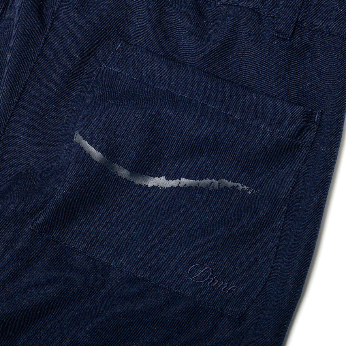 Dime - Pleated Twill Pants

Color : Charcoal Blue
