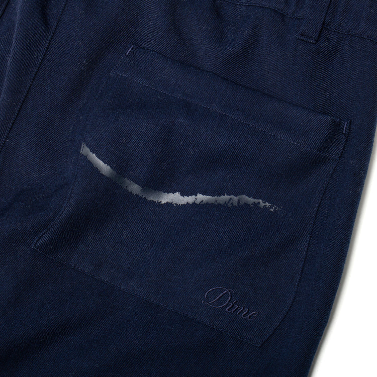 Dime - Pleated Twill Pants

Color : Charcoal Blue