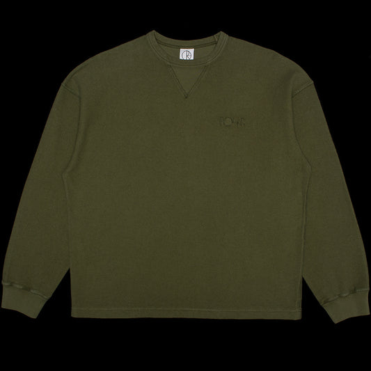 Polar Skate Co. - Reversed Sweater
Color : Army Green