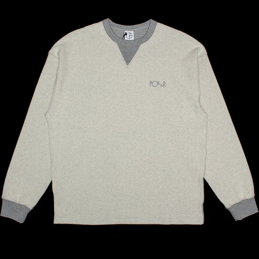 Polar Skate Co. - Reversed Sweater
Color : Heather Grey