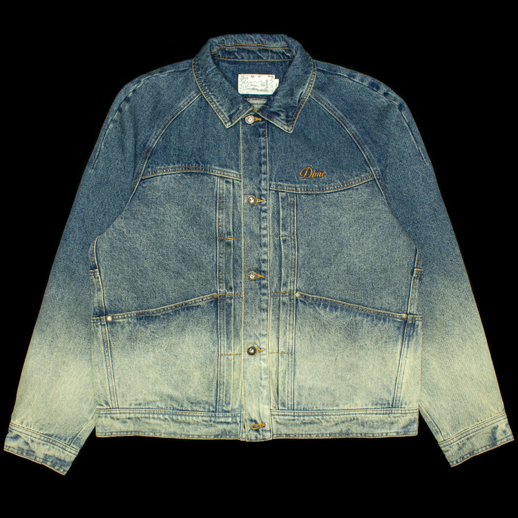 Dime - Denim Jacket
Color : Dipped Sandblasted Indigo