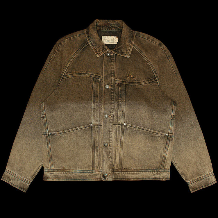 Dime - Denim Jacket
Color : Dipped Sandblasted Brown