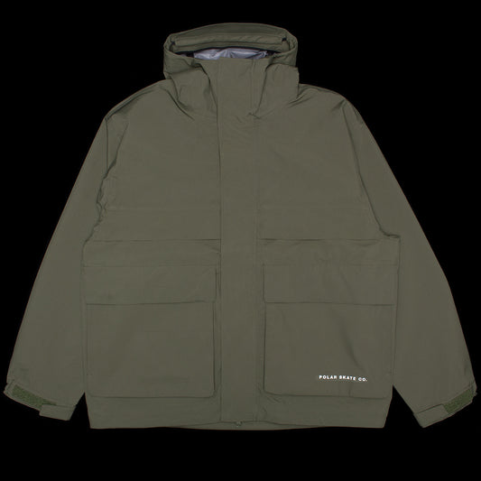 Polar Skate Co. - Cargo Shell Jacket
Color : Moss Green