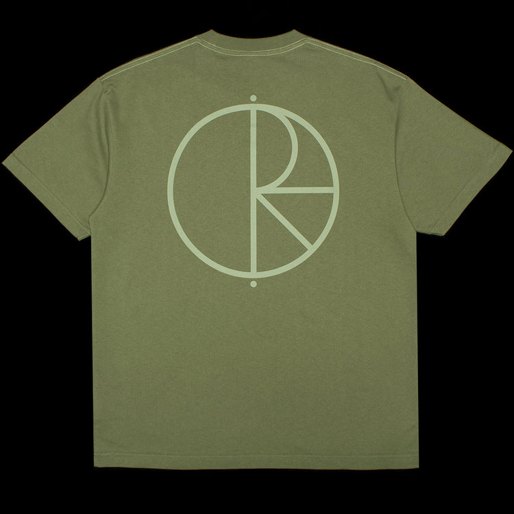 Polar Skate Co. - Contrast Stroke Logo T-Shirt
Color : Moss Green