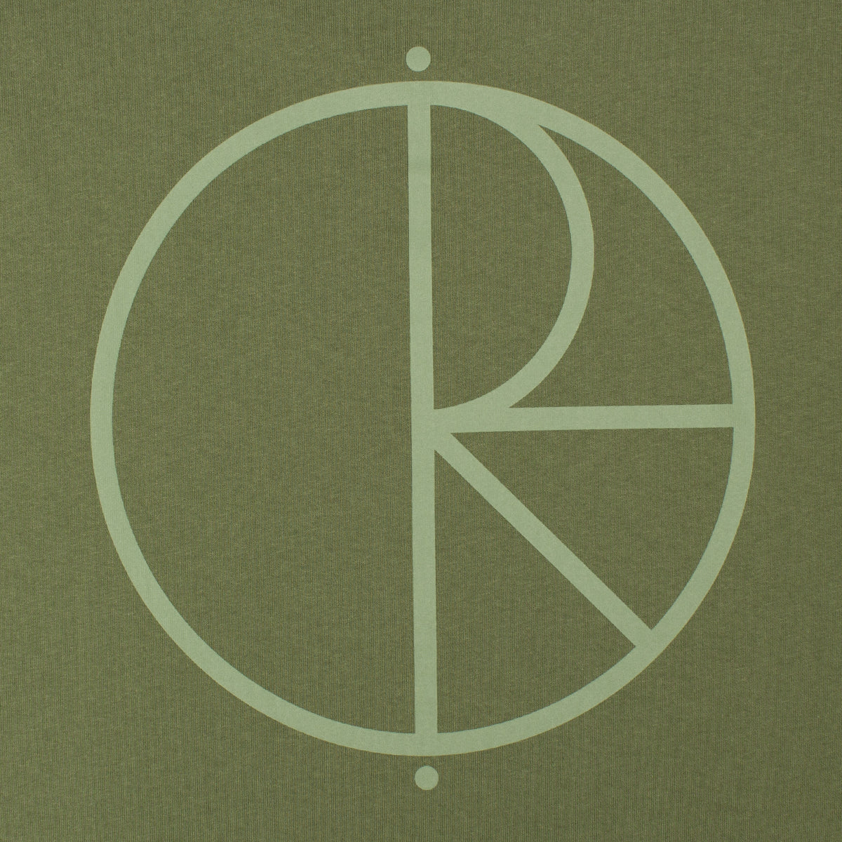 Polar Skate Co. - Contrast Stroke Logo T-Shirt
Color : Moss Green