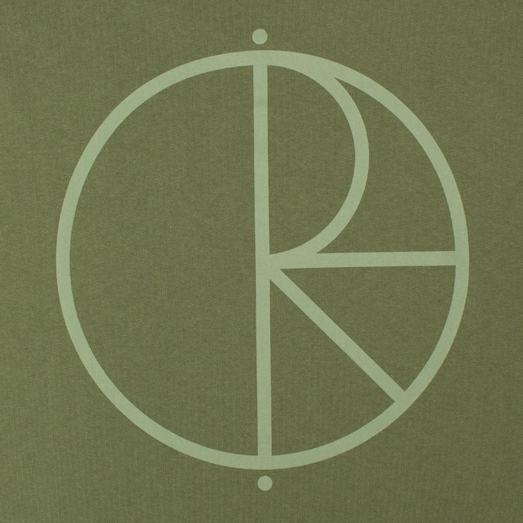 Polar Skate Co. - Contrast Stroke Logo T-Shirt
Color : Moss Green