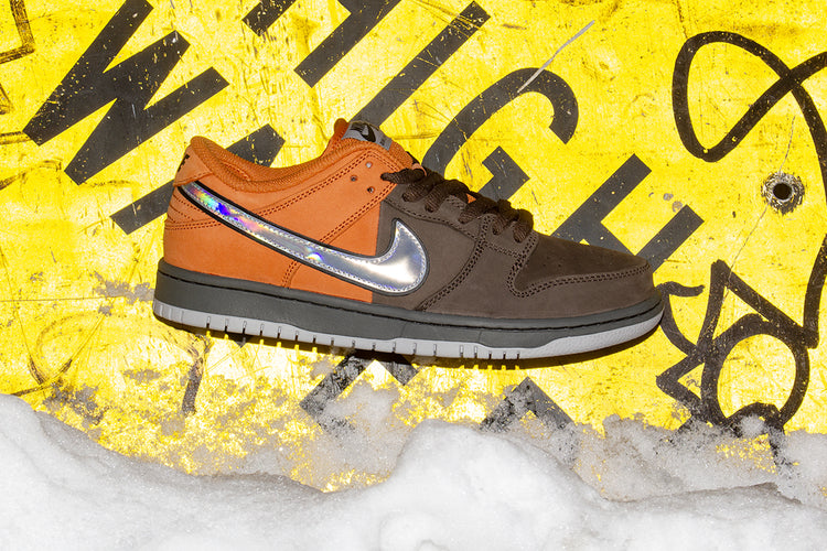 Nike SB - Dunk Low Pro Muni Fast Pass
Style # IR1888-800
Color : Safety Orange / Wolf Grey / Baroque Brown