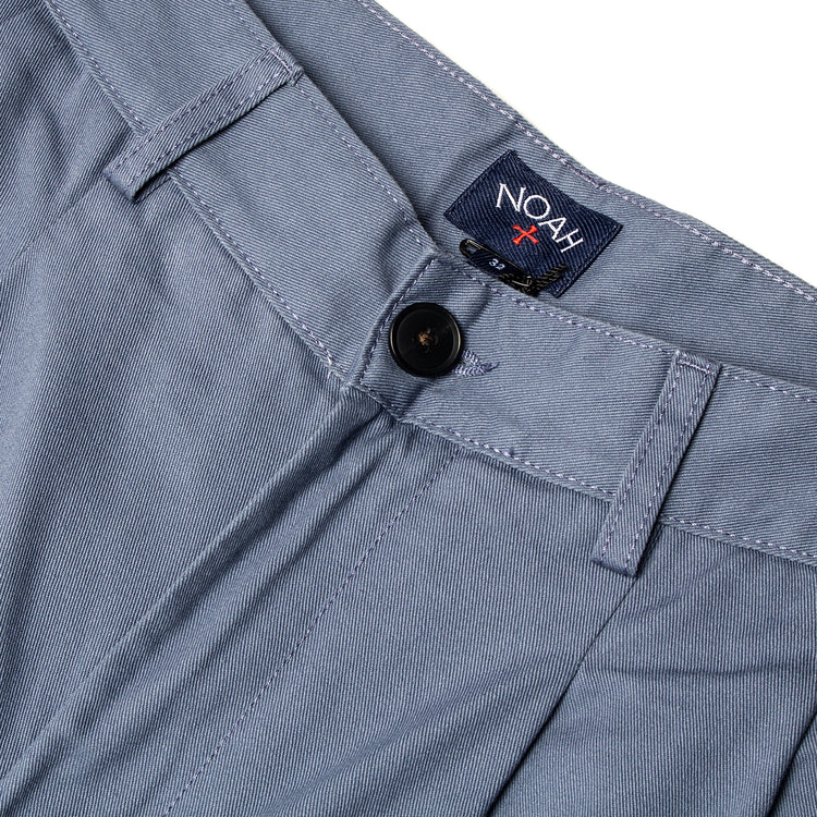 Noah | Twill Double Pleated Pant Color : Slate