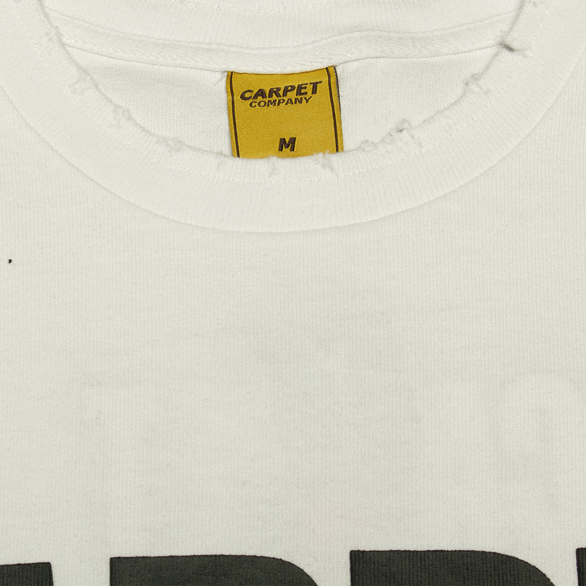Carpet Company | Battered T-Shirt
Color : White